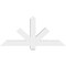 Ekena Millwork Kennewick Architectural Grade PVC Gable Bracket, 48"W x 22"H x 4"D x 4"F, 11/12 Pitch GBP048X22X0404KEN00 - alternate 2